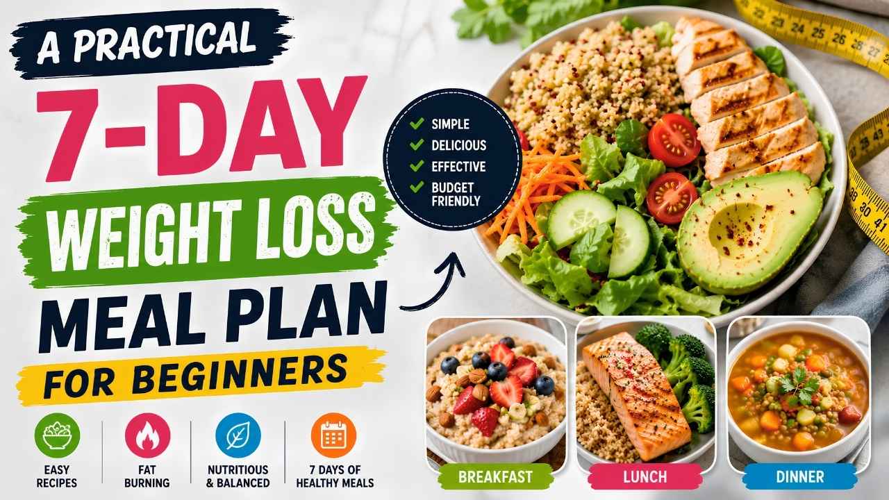 A Practical 7-Day Weight Loss Meal Plan for Beginners