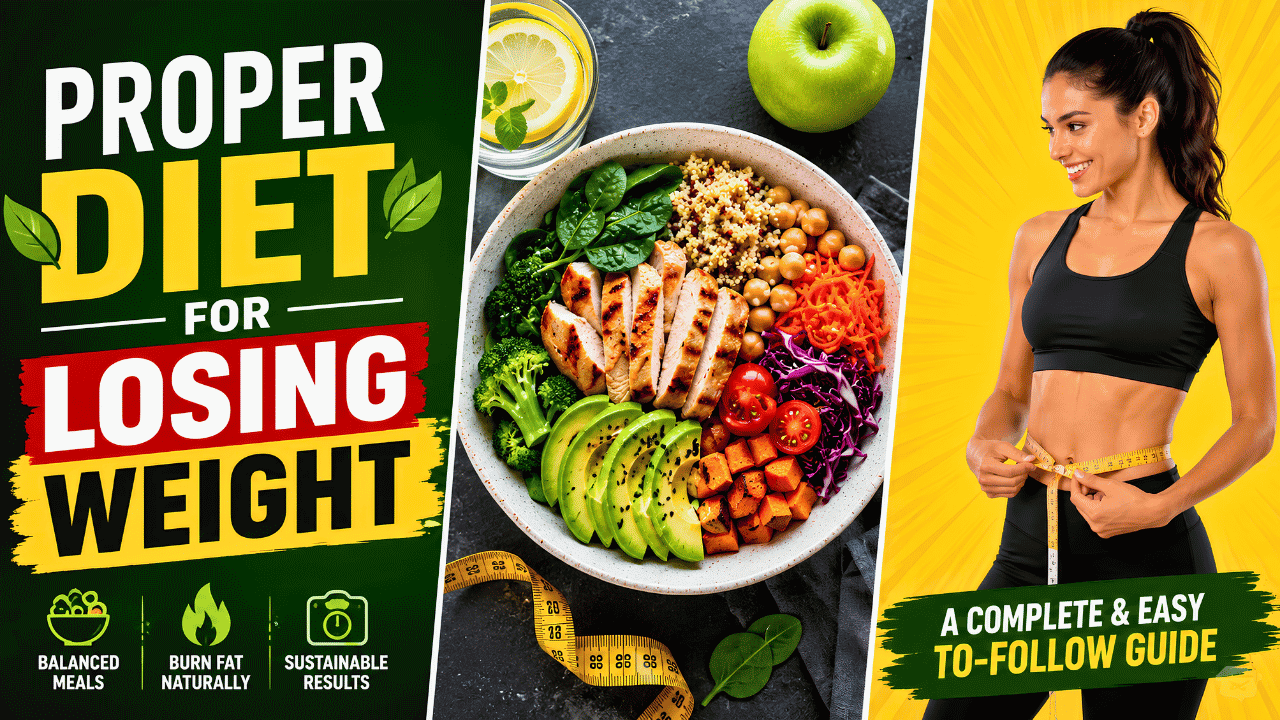 Proper Diet for Losing Weight: A Complete and Easy-to-Follow Guide to Healthy Weight Loss, Better Nutrition, and Long-Term Results