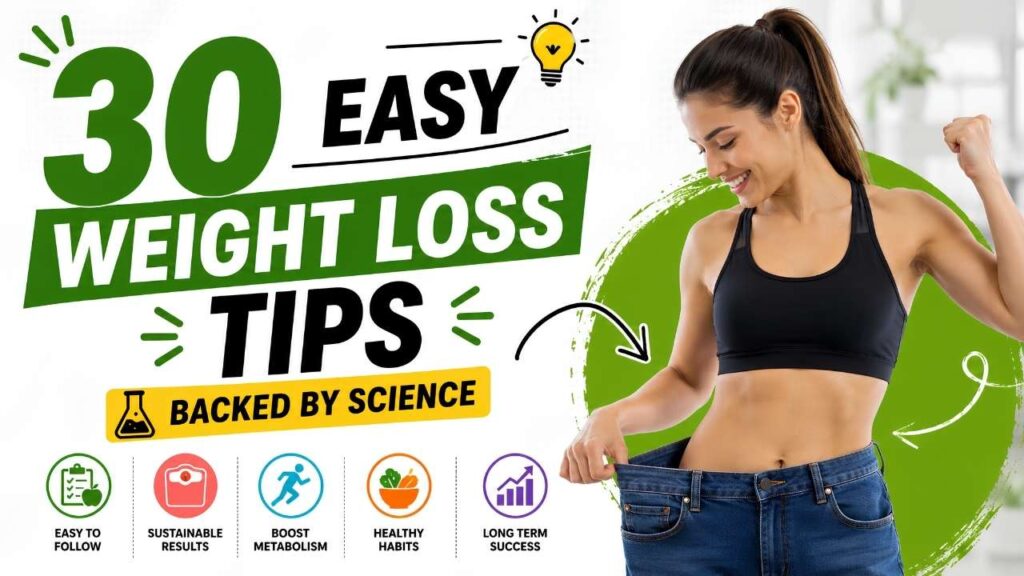 30 Easy Weight Loss Tips Backed by Science