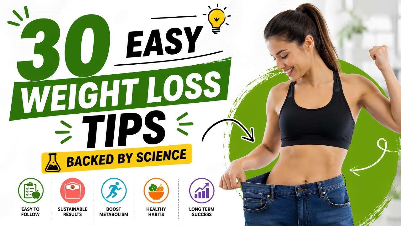 30 Easy Weight Loss Tips Backed by Science