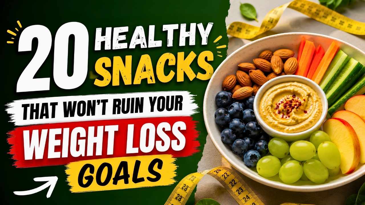20 Healthy Snacks That Won’t Ruin Your Weight Loss Goals