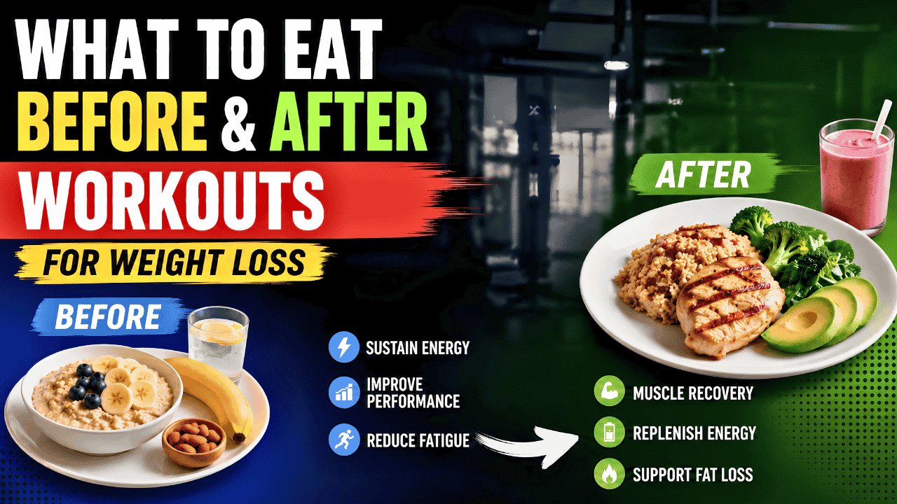 What to Eat Before and After Workouts for Weight Loss