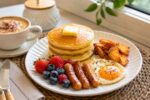 Cozy Breakfast Spread by the Window for a Relaxing and Delicious Morning at Home