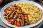 Easy Beef Stir-Fry with Fried Rice Platter Recipe – Better Than Takeout