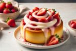 Fresh Strawberry Dessert Delight on a Marble Table – Easy Homemade Sweet Treat Recipe