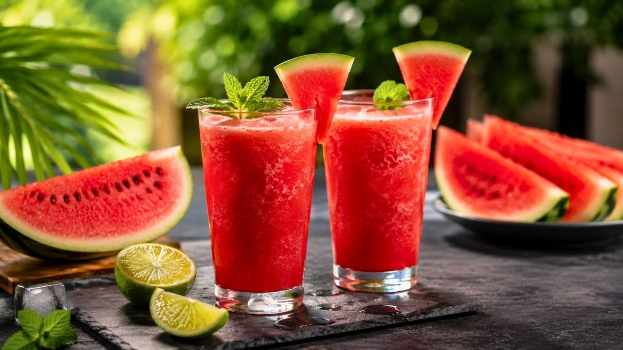 Refreshing Watermelon Slush Recipe for Hot Summer Days, Backyard Parties, and Family Gatherings