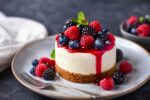 Easy Berry-Topped Cheesecake Recipe – Creamy Homemade Dessert with Fresh Mixed Berries