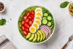 Healthy Salad Bowl with Fresh and Vibrant Ingredients for a Nutritious Meal