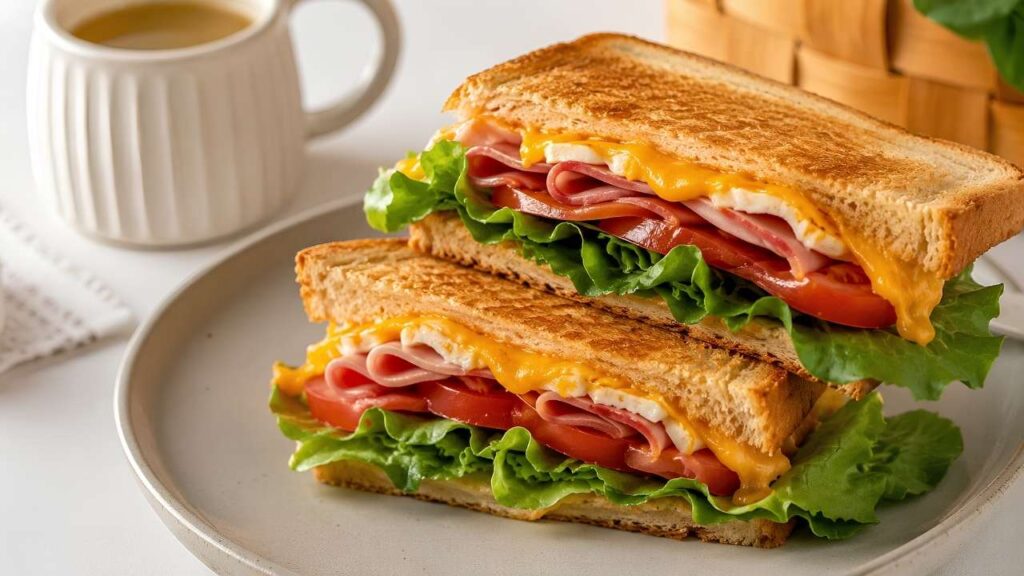 Delicious Toasted Cheese and Greens Sandwich Recipe for a Quick and Healthy Meal