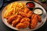 Crispy Fried Chicken and Golden French Fries Recipe – Easy Homemade Comfort Food Everyone Loves in the USA