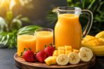 Healthy Tropical Juice and Fresh Fruit Breakfast Ideas to Start Your Morning Right