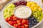Fresh Fruit Platter with Creamy Yogurt Dip: An Easy, Healthy, and Delicious Snack for Any Occasion