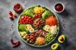 Colorful Fresh Garden Salad Platter with Vibrant Toppings and Healthy Ingredients for Every Occasion