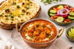 Easy Homemade Paneer Butter Masala with Soft Naan Bread and Fresh Garden Salad – A Delicious Indian Dinner Recipe Everyone Will Love