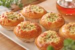 Easy Savoury Mini Buns with Melted Cheese – Soft, Cheesy, and Perfect for Snacks or Parties