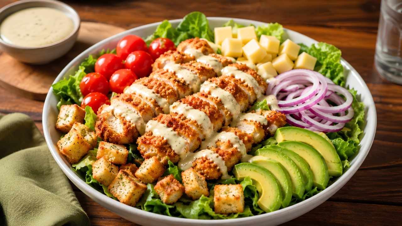 Easy Crispy Chicken Salad Recipe – A Fresh, Flavorful, and Satisfying Meal for Lunch or Dinner