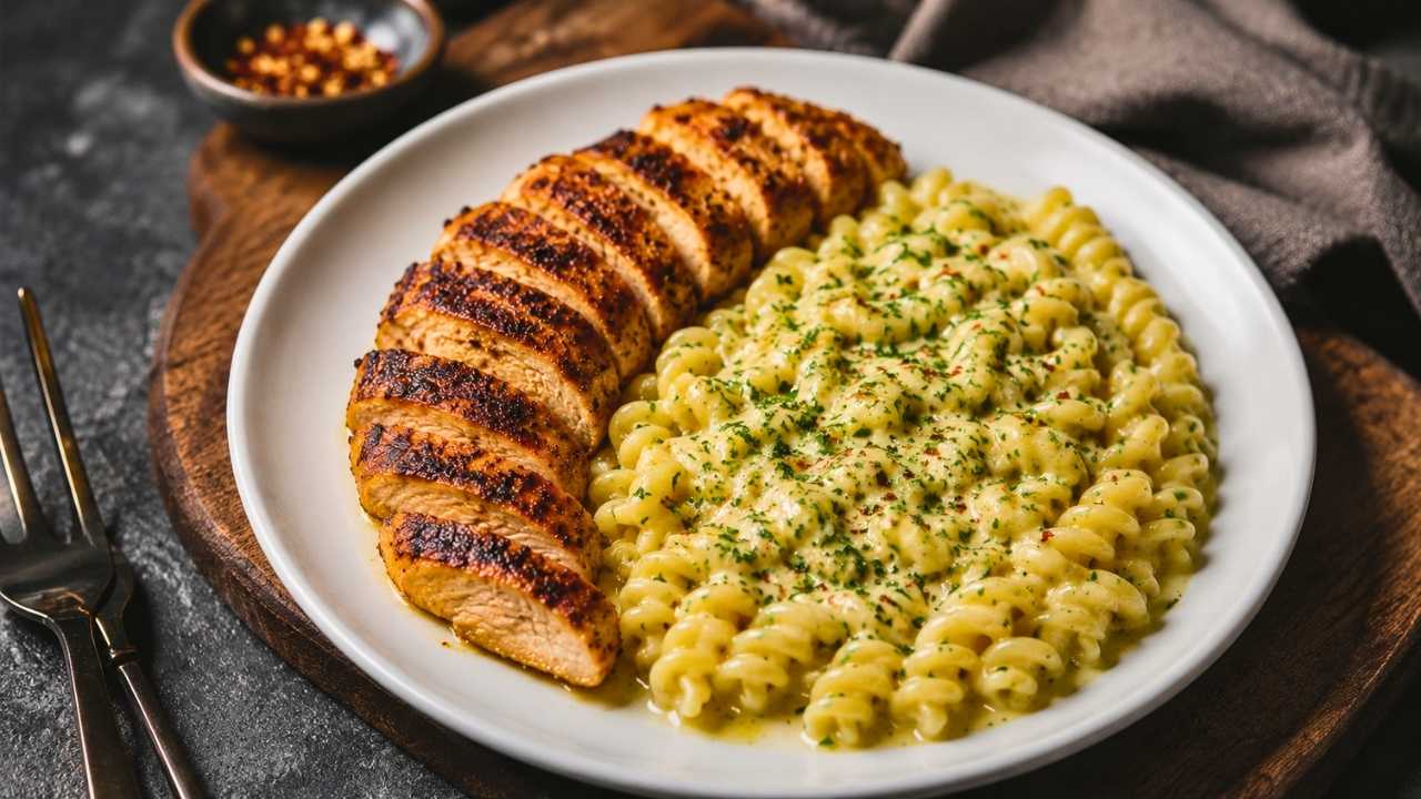 Creamy Grilled Chicken Pasta Recipe – Easy, Rich & Delicious Family lunch