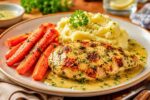 Perfectly Grilled Chicken with Rich Herb Sauce for a Healthy Family Dinner